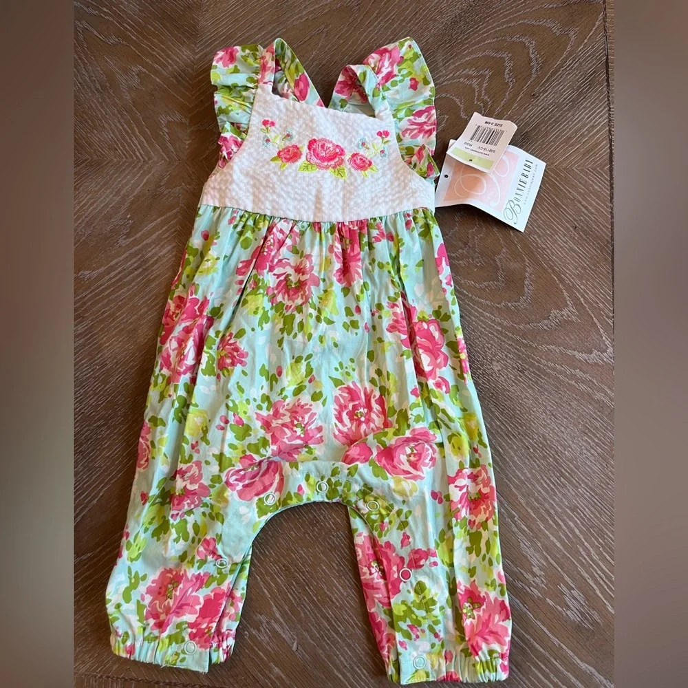 Bonnie Baby Girls 3-6 Month Romper